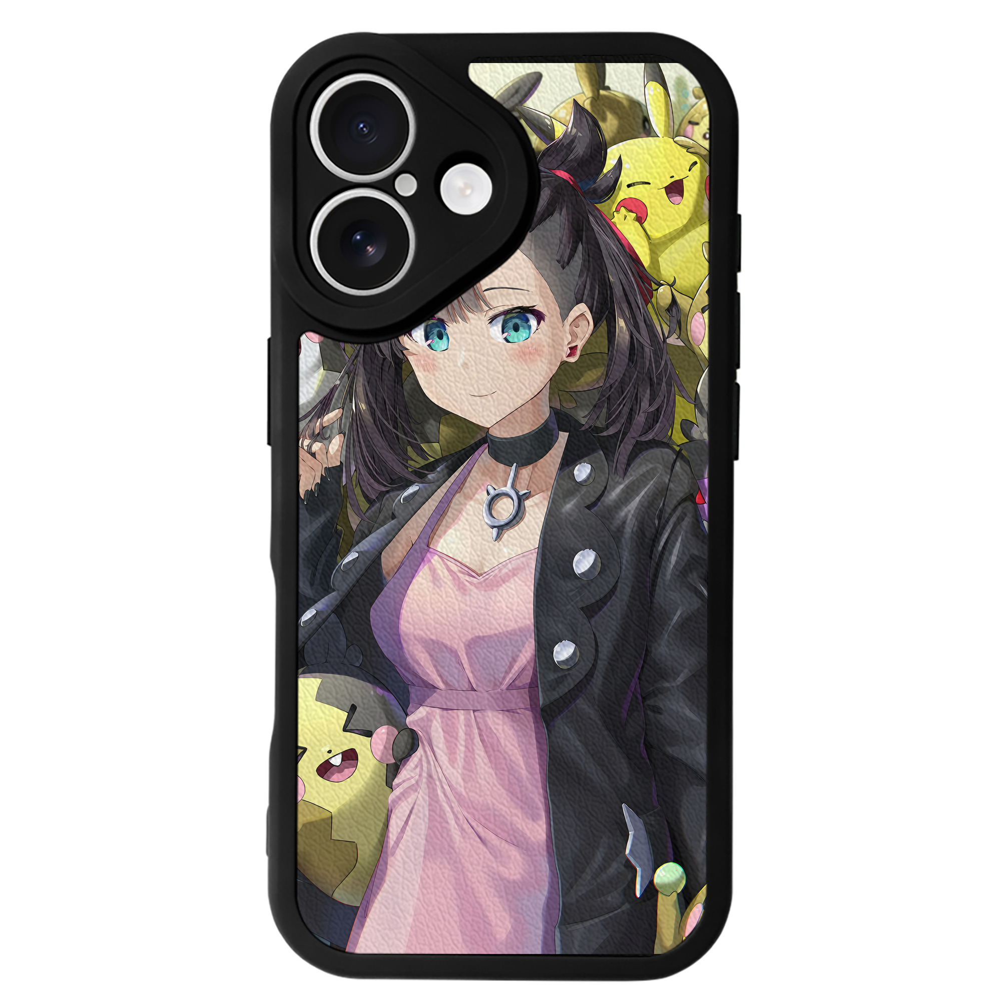 （画像用） ポケットモンスター Pokémon 【iPhone 16シリーズ対応】シリコンスマホケース（レザー調） 材質：シリコン